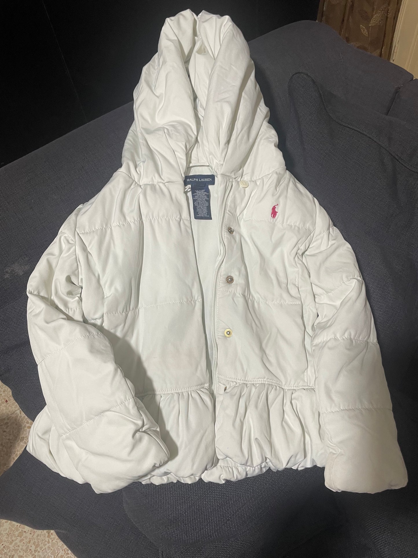 Ralph Lauren-Girl's Puffer Coat with Hood