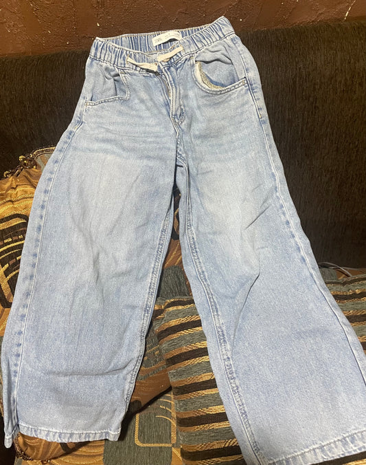 Zara-Girl's Wide-Leg Jeans