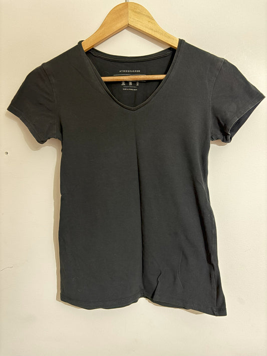Classic Black V-Neck T-Shirt