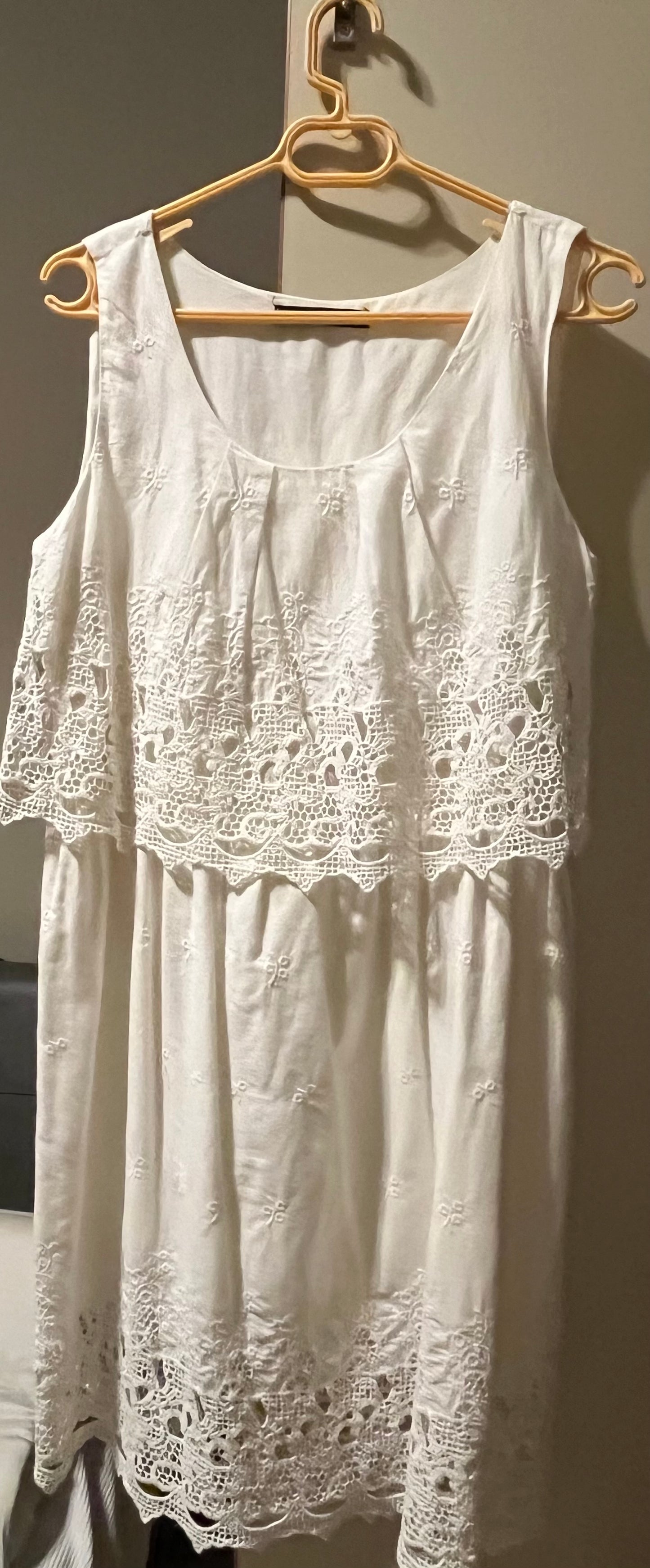 Zara White Summer Dress