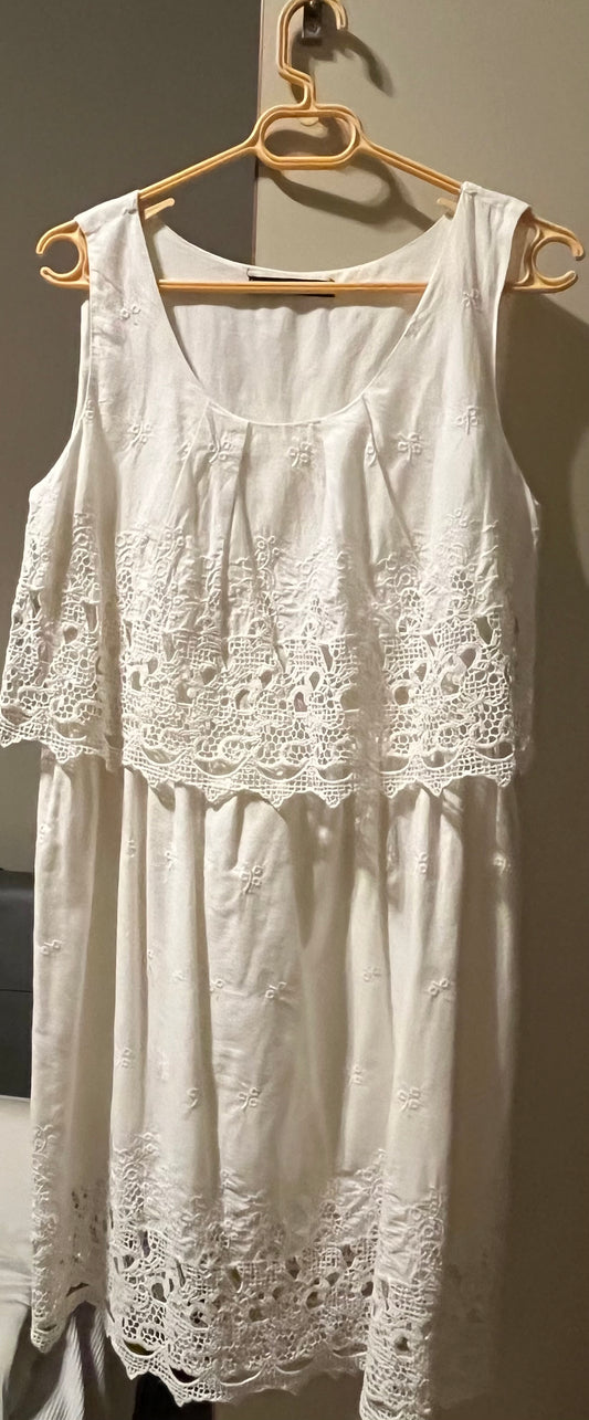 Zara White Summer Dress