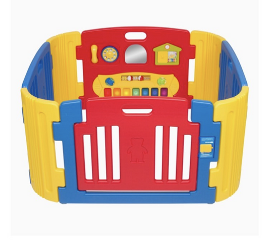 Colorful Activity Play Yard – Interactive Baby Safety Fence
