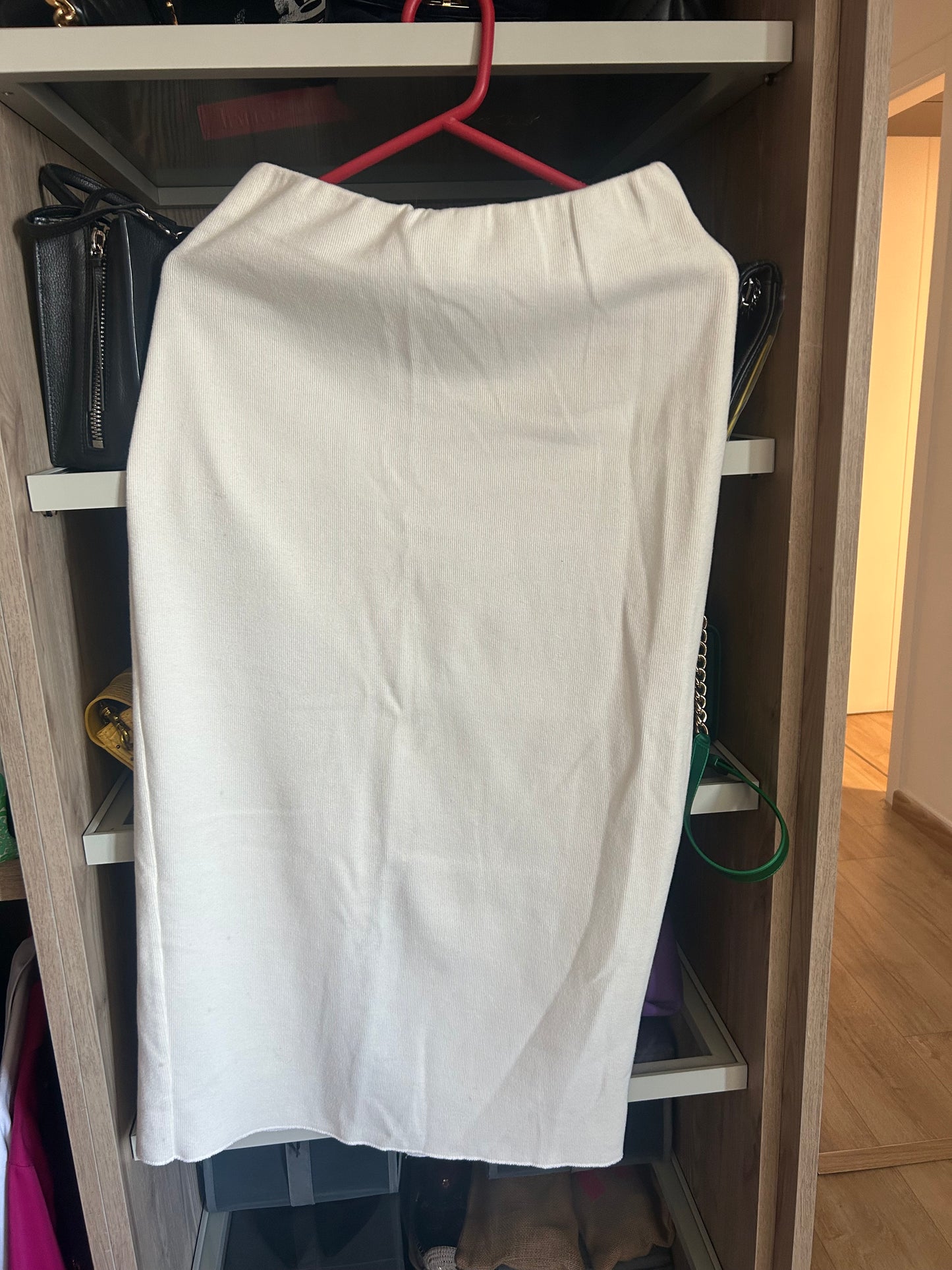 Long Off -White Skirt