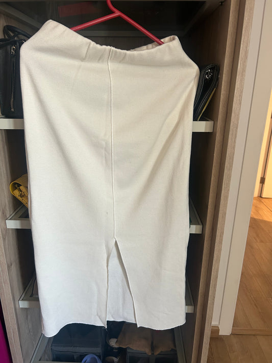 Long Off -White Skirt