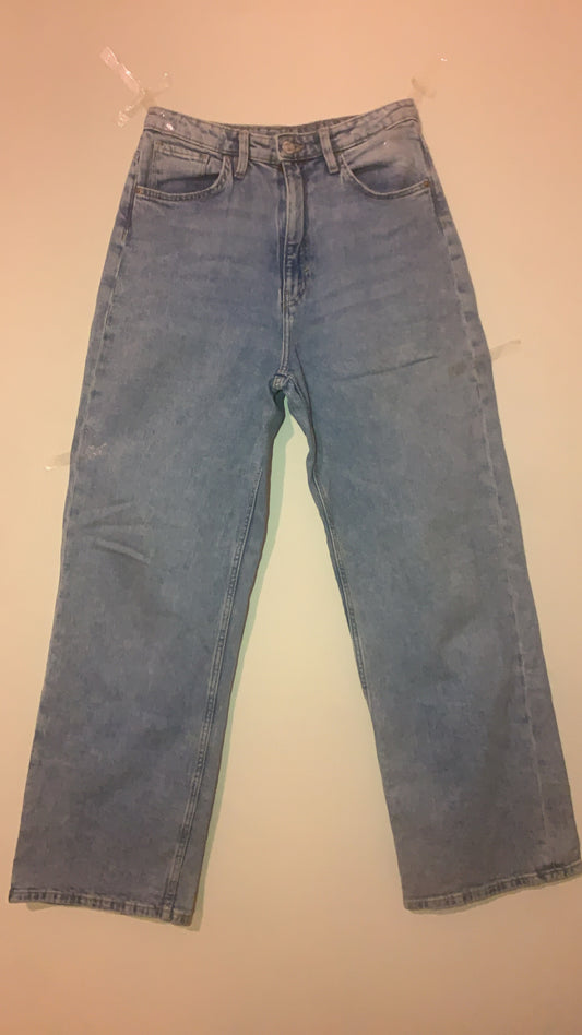 H&M Wide Leg High Waist Jeans