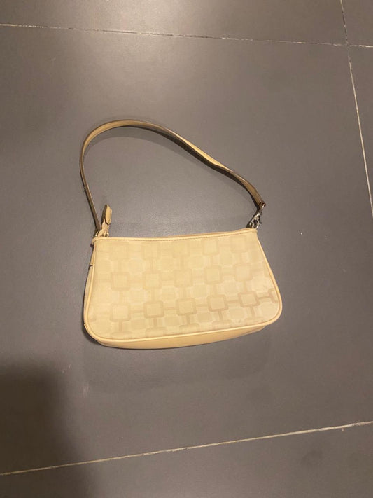 Nine West-Small Beige Clutch Bag