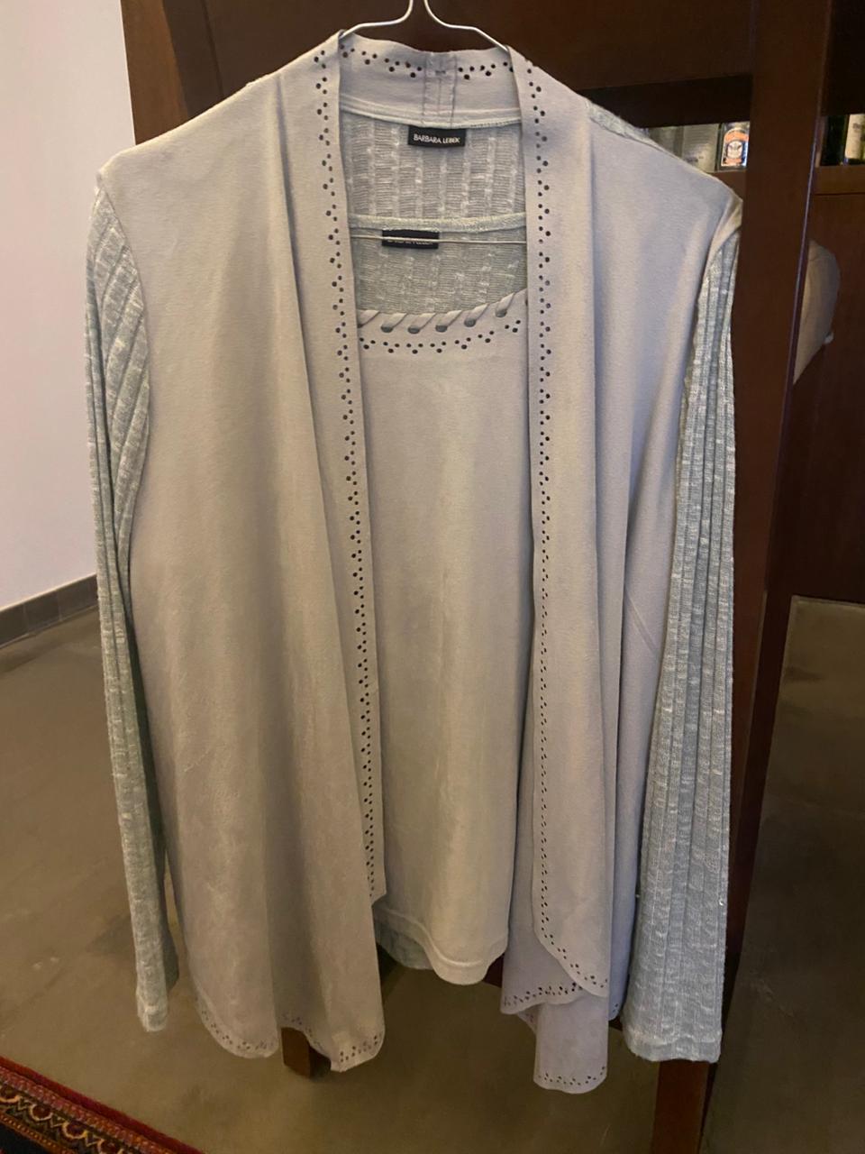 Barbara Lebek Twinset with Embellished Details
