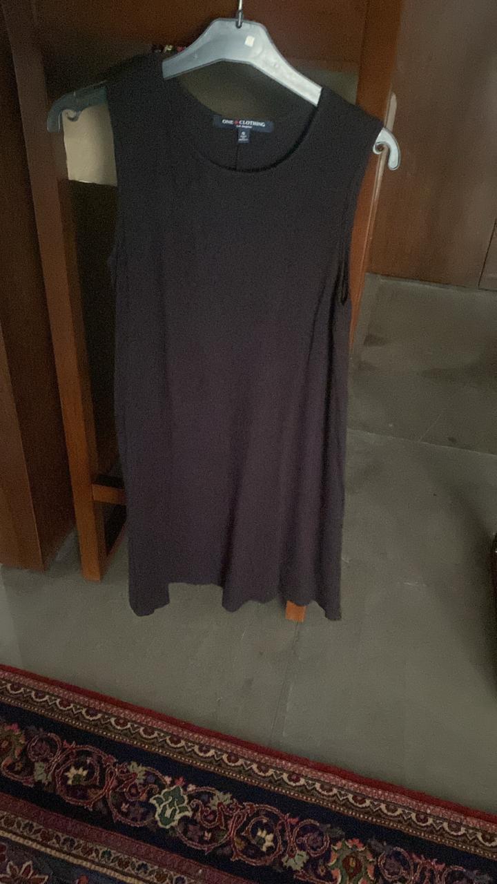 One-Shoulder Petrol Swimsuit with Sleeveless Cover-Up Dress