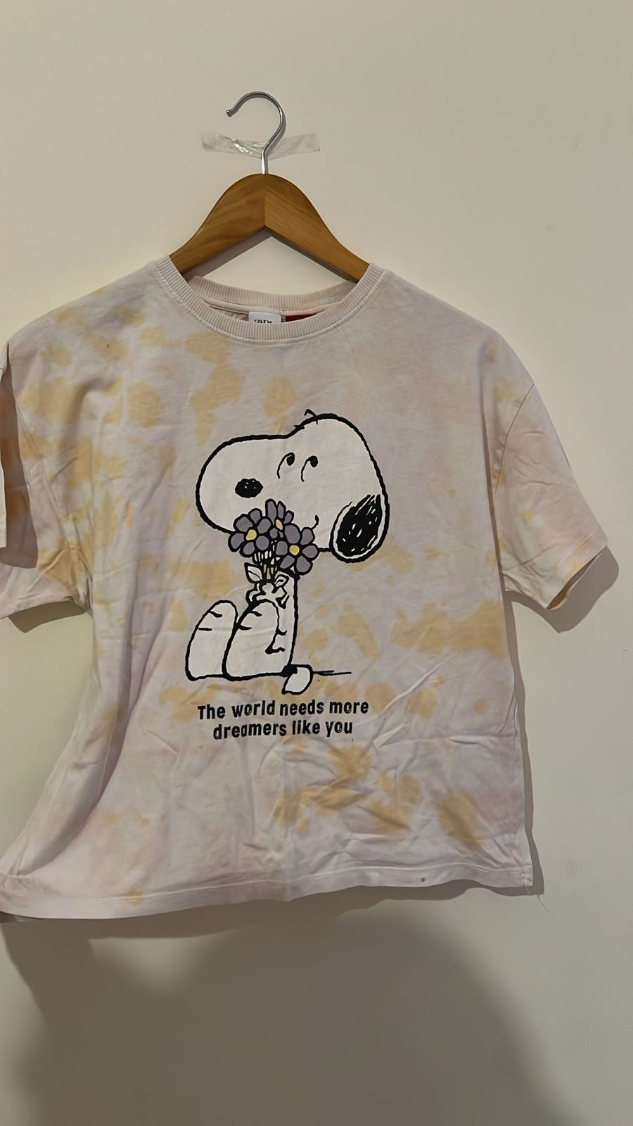 ZARA Peanuts Snoopy Graphic T-Shirt