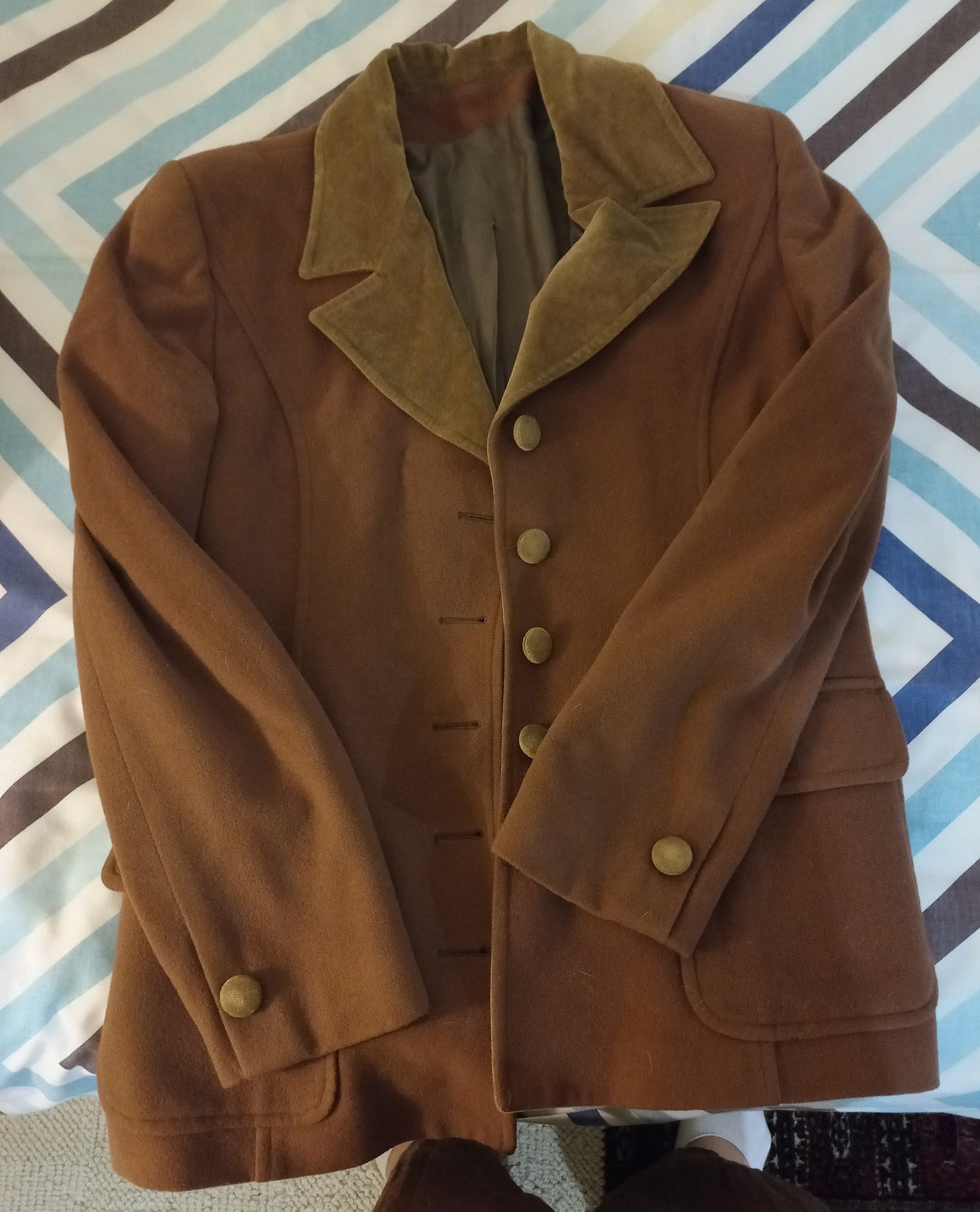 Brown Blazer and Skirt