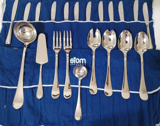 "SIOM" Sambonet 81-Piece Stainless Steel Cutlery Set – Timeless Italian Elegance