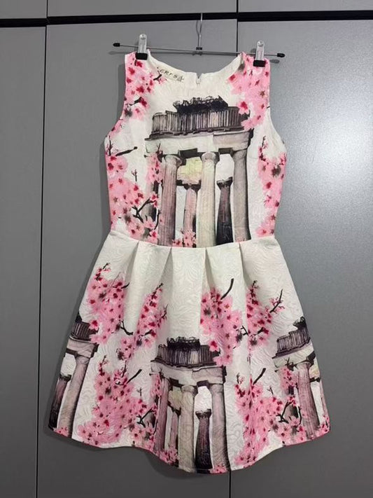 White Flowery Dress