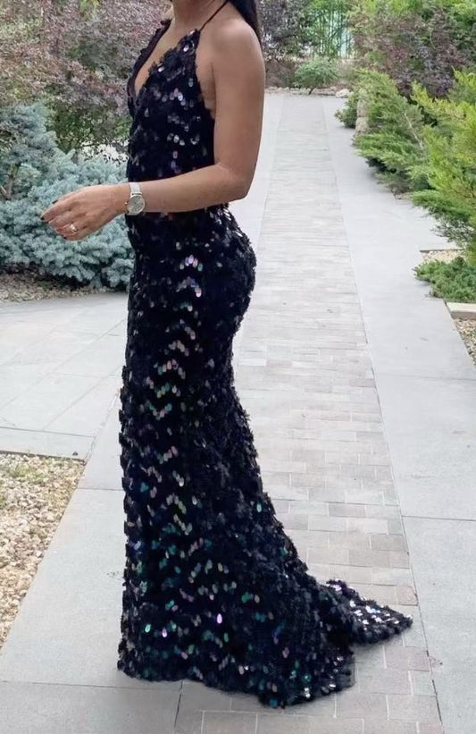 Black Long Evening Dress