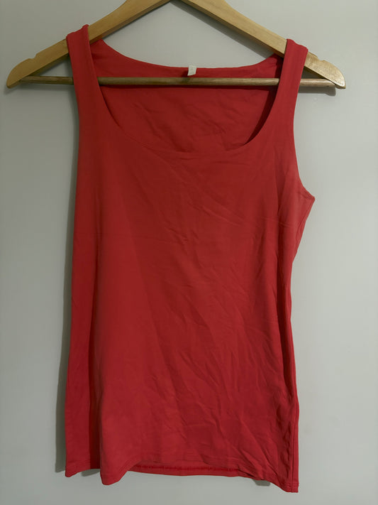 Stradivarius Basic Coral Tank Top