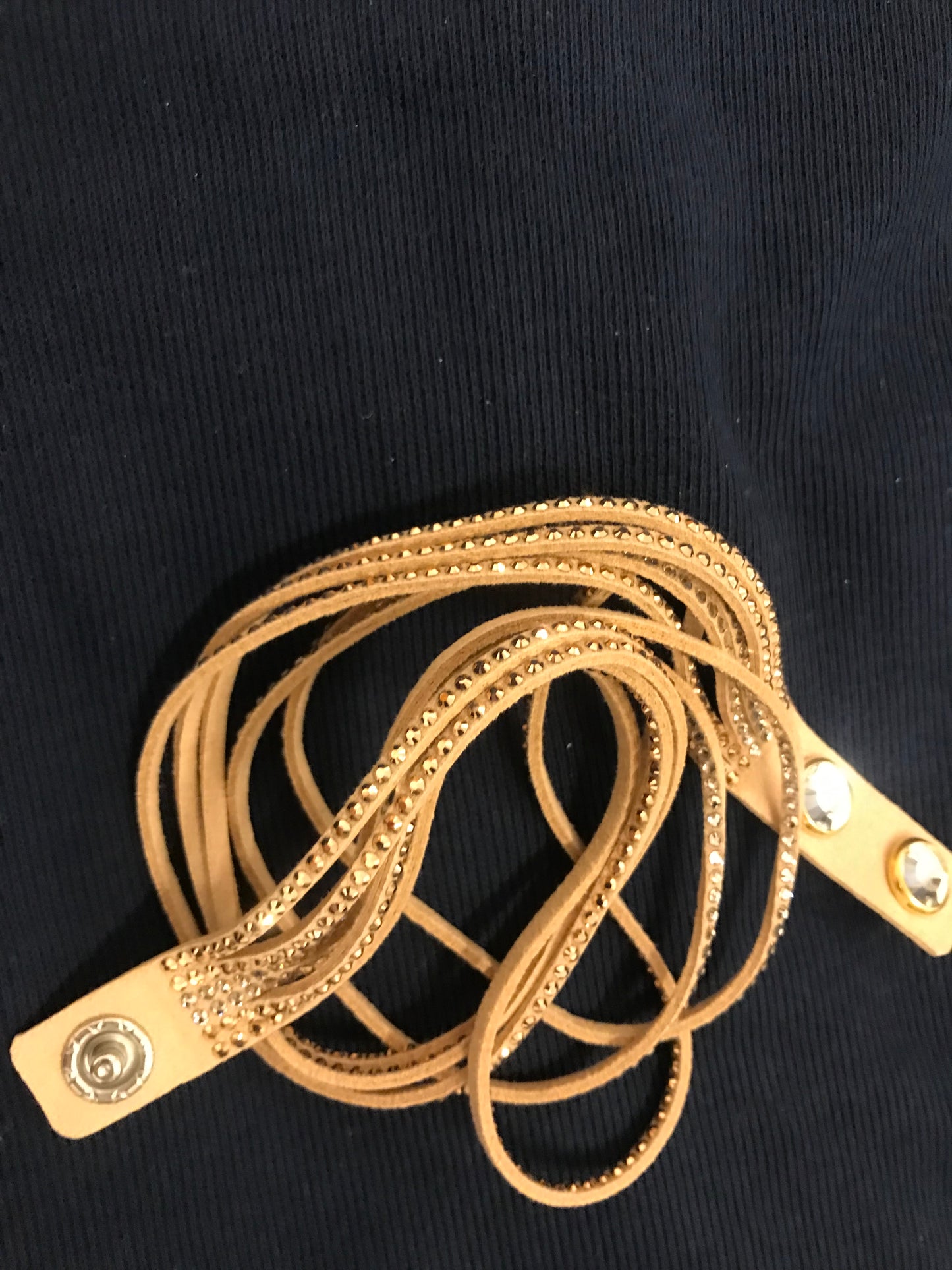 Swarovski – Beige Wrap Bracelet