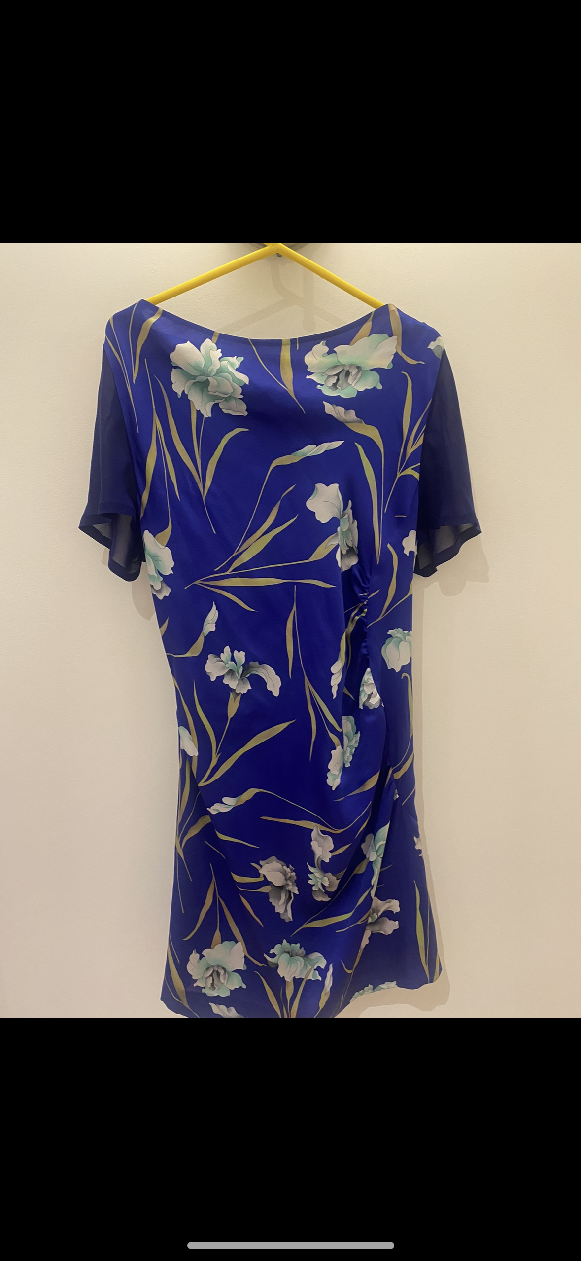Dries Van Noten Floral Blue Dress