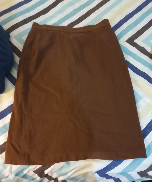 Brown Blazer and Skirt