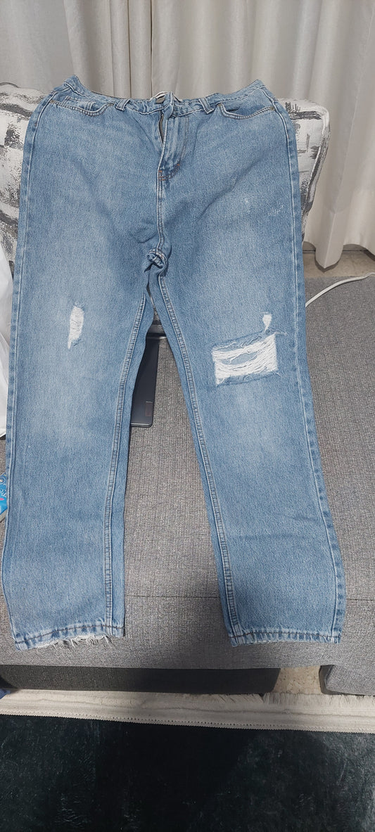 Light Blue Distressed Jeans